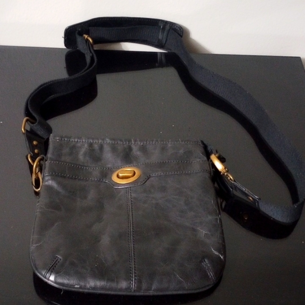 Women's black crossbody bag
